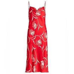 Joie Marcenna floral midi slip dress size Medium NWT